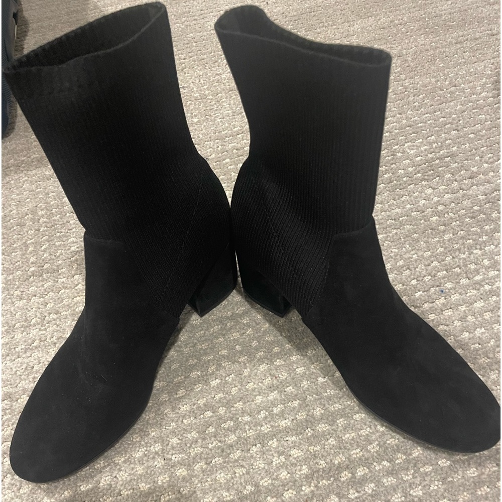 Eileen Fisher suede booties